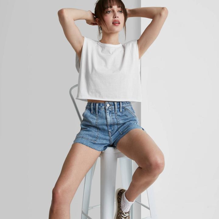 Women's Padded Muscle Tank Top - Wild Fable White