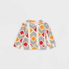Ade + Ayo Black History Month Baby Dusu Crewneck Pullover Sweater - Cream Abstract Newborn