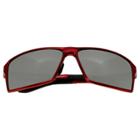 Breed Men's Centaurus Polorized Sunglasses With Aluminum Frame And Arms - Red/silver