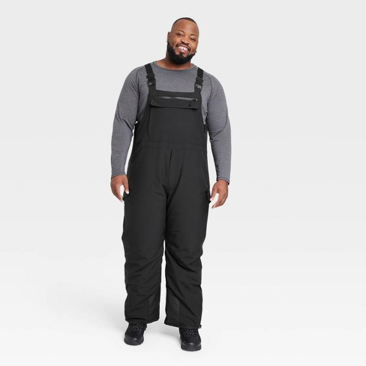 Men's Big Snow Sport Bib - All In Motion Black