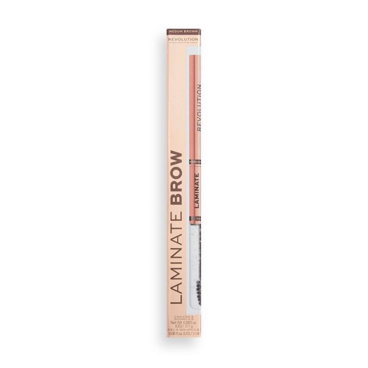 Makeup Revolution Laminate Brow - Medium Brown