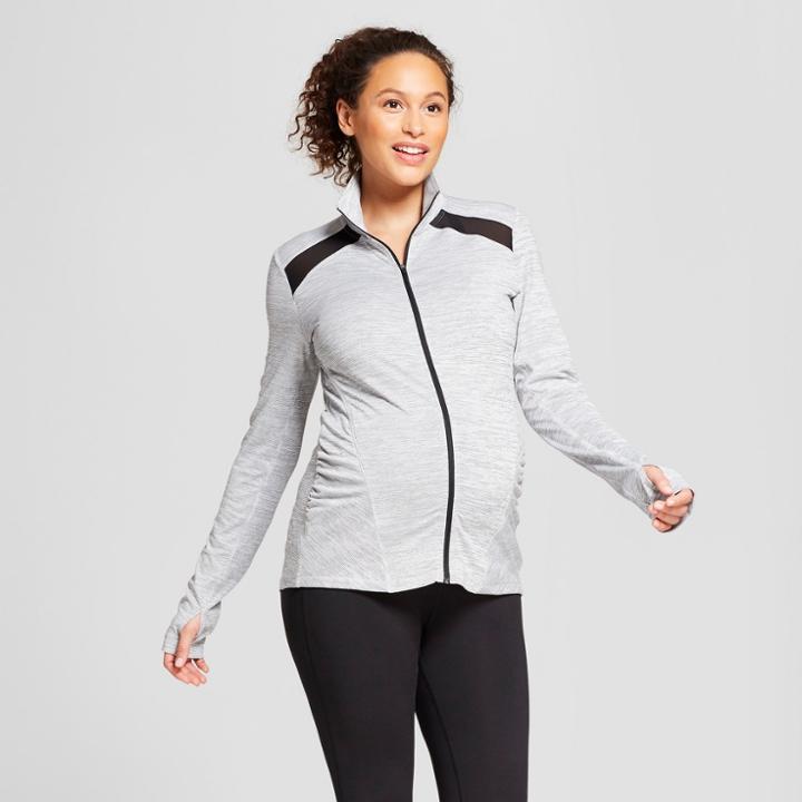 Maternity Pinstripe Track Jacket - C9 Champion Black/white