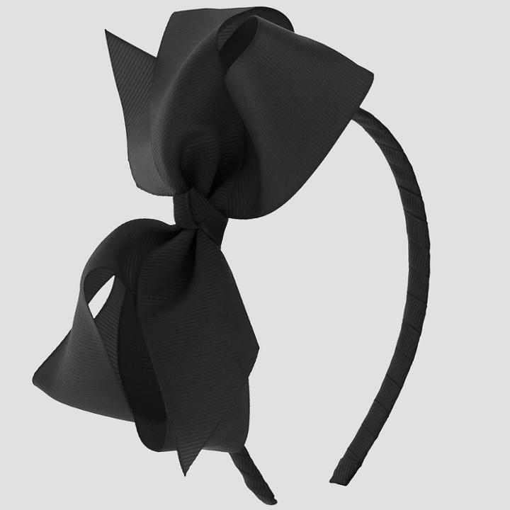 Girls' Side Bow Headband - Cat & Jack Black