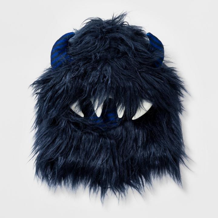 Girls' Monster Faux Fur Hood Hats - Cat & Jack Blue