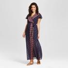 Women's Short Sleeve Maxi - Xhilaration (juniors') Indigo (blue)