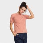 Women's Short Sleeve T-shirt - Universal Thread Light Brown