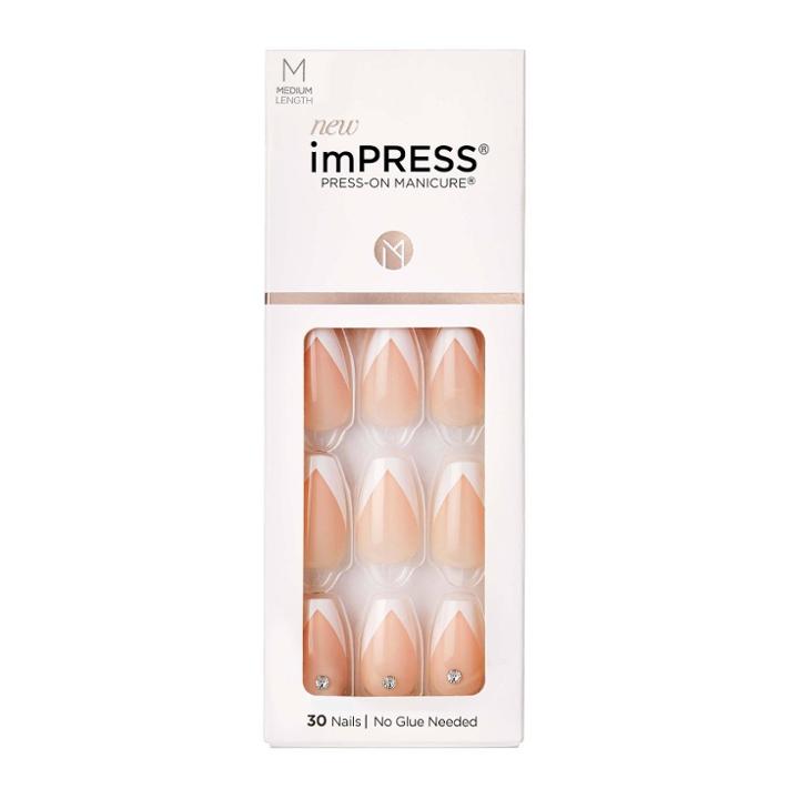 Kiss Impress Press-on Manicure False Nails - So French