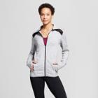 Women's Striped Track Jacket - C9 Champion Black-white M, Black-white