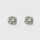 Women's Round Crystal Stud Earring - A New Day