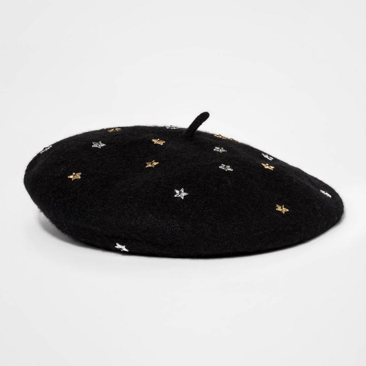 Girls' Star Beret - Art Class Black, Girl's