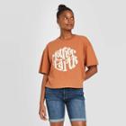 Women's Short Sleeve Boxy T-shirt - Universal Thread Rust Xs, Women's, Red