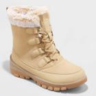 Women's Cathleen Wide Width Waterproof Winter Boots - All In Motion Taupe