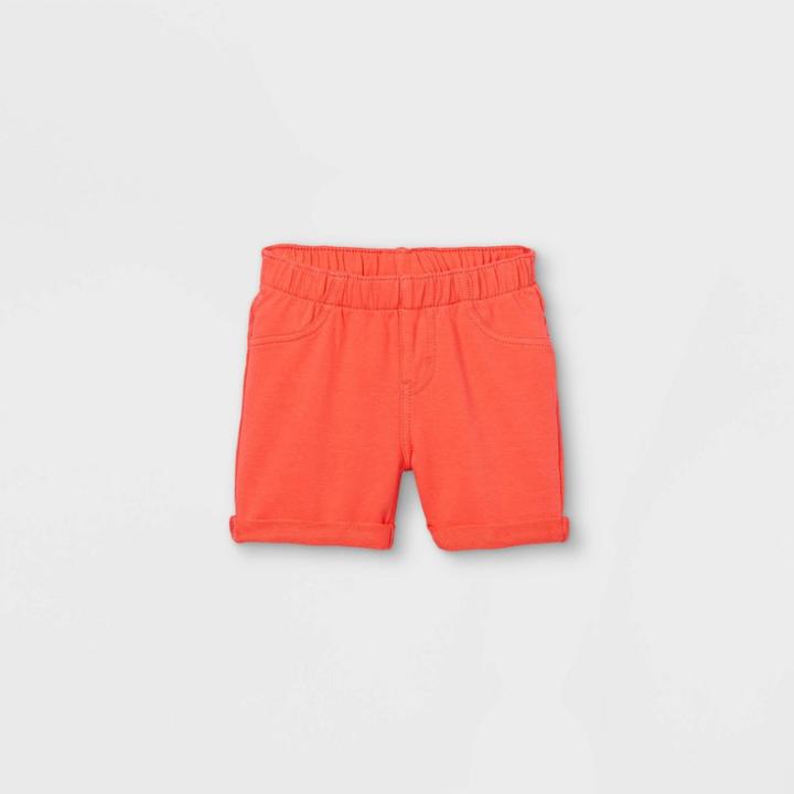 Toddler Girls' Pull-on Shorts - Cat & Jack Coral