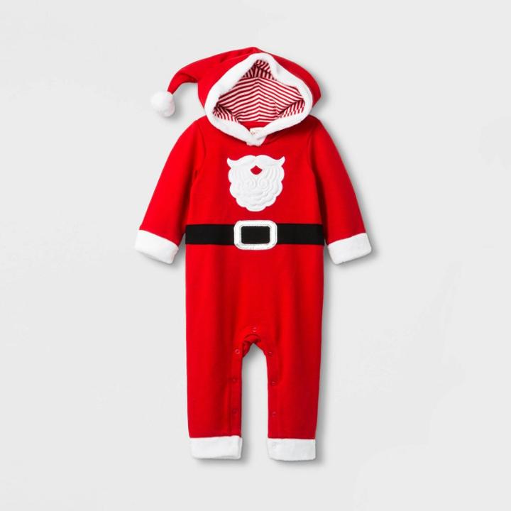 Baby Boys' Santa Romper - Cat & Jack Red
