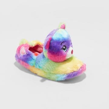 Esquire Footwear Build-a-bear Women's Bootie Slippers Multicolor Rainbow M (2-3),