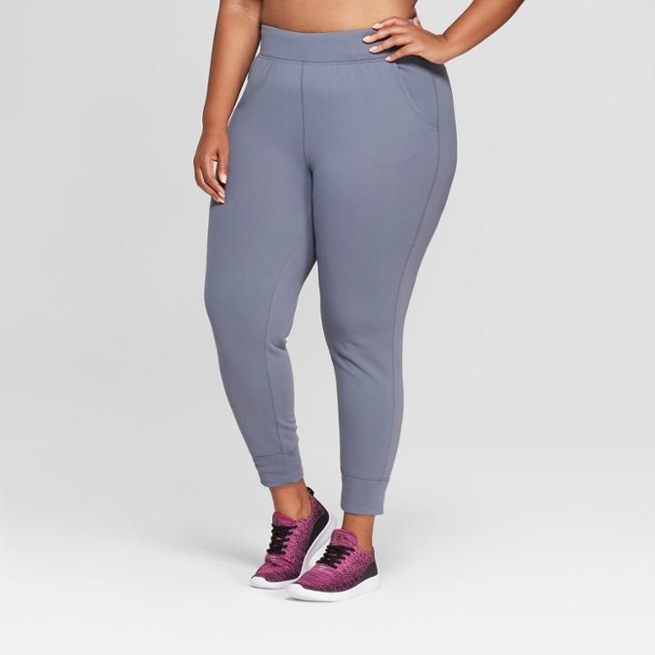 Women's Plus Size Tech Fleece Pants - C9 Champion Dark Blue