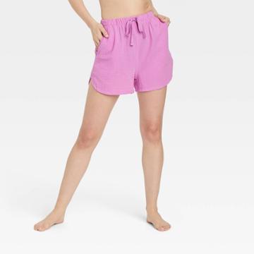 Women's 100% Cotton Pajama Shorts - Stars Above