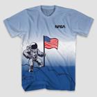 Boys' Nasa Americana Short Sleeve Graphic T-shirt - Blue