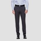 Haggar H26 - Men's Tall Performance Slim Fit Pants Gray 38x36,