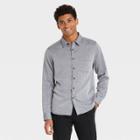 Men's Standard Fit Long Sleeve Striped Button-down Shirt - Goodfellow & Co Blue