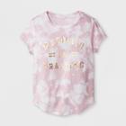 Grayson Social Girls' 'mermaid In Training' Tie-dye Short Sleeve T-shirt - Pink