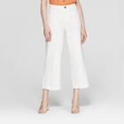 Women's Mid-rise Straight Leg Pants - Who What Wear White