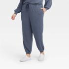 Women's Plus Size Cozy Washed Jogger Pants - Knox Rose Navy