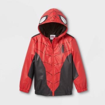 Boys' Spider-man Rain Jacket - Red