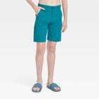 Boys' Hybrid Swim Trunks - Art Class Dark Blue