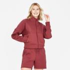 Women's Zip-up Sweatshirt - Universal Thread Burgundy