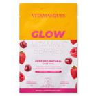 Vitamasques Glow Vitamin C Berries Biodegradable Sheet Mask & Eco Pouch