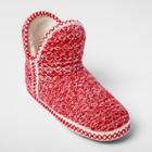 Gilligan & O'malley Women's Cozy Slipper Boot Red