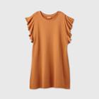 Women's Plus Size Short Sleeve Dress - Universal Thread Brown