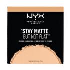 Nyx Professional Makeup Stay Matte But Not Flat Powder Foundation Golden Beige