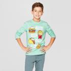Boys' Food Long Sleeve Graphic T-shirt - Cat & Jack Green