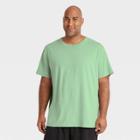 Men's Big & Tall Short Sleeve Performance T-shirt - All In Motion Light Green
