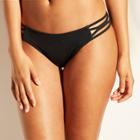 Women's Sun Coast Strappy Cheeky Bikini Bottom - Shade & Shore Black