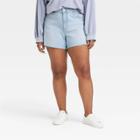 Women's Plus Size High-rise Vintage Midi Jean Shorts - Universal Thread