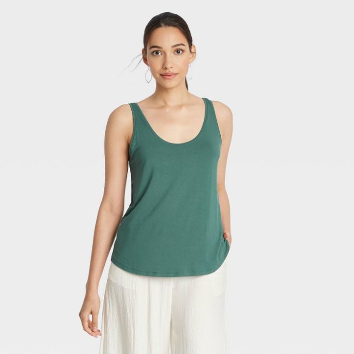 Women's Tank Top - A New Day Teal