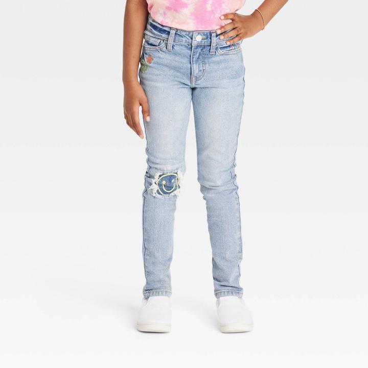 Girls' Mid-rise Skinny Jeans - Cat & Jack