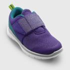 Toddler Girls' Drusi Adjustable Easy Close Sneakers - Cat & Jack Purple
