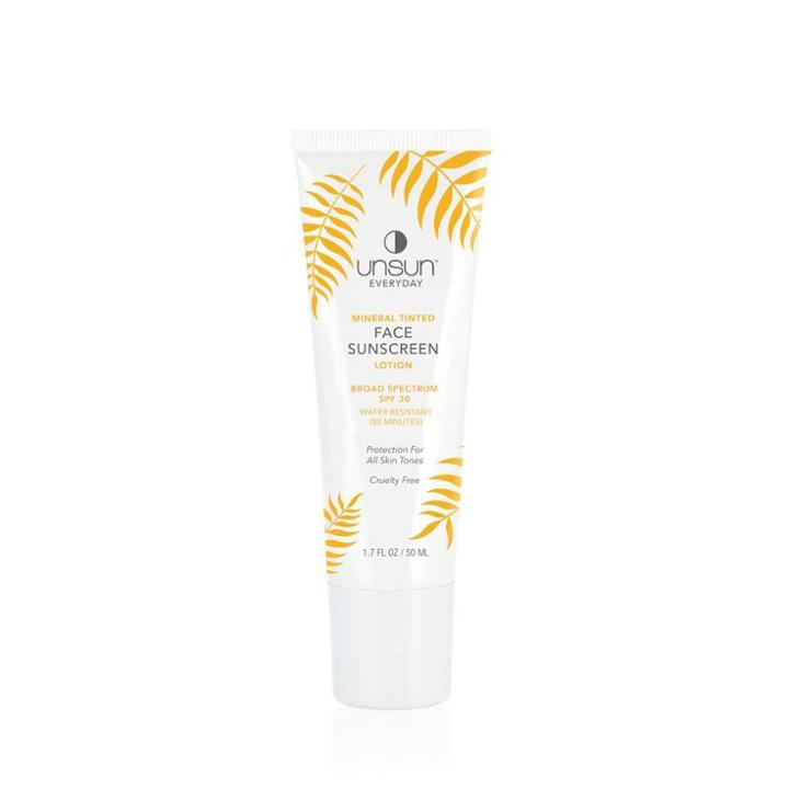 Unsun Cosmetics Mineral Tinted Face Sunscreen Lotion - Spf