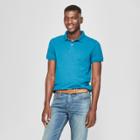 Target Men's Short Sleeve Slim Fit Loring Polo Shirt - Goodfellow & Co Underseas Teal