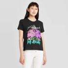 Live Nation Women's Def Leppard Animal Short Sleeve Graphic T-shirt - Black