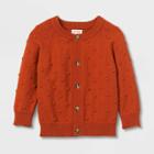 Toddler Boys' Bobble Cardigan Sweater - Cat & Jack Orange