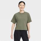 Women's Supima Cotton Short Sleeve Top - All In Motion Olive Green