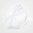Girls' Lurex Ribbon Bow Headband - Cat & Jack White
