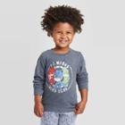 Pj Masks Toddler Boys' Pj Mask Sweatshirt - Gray 2t, Boy's, Blue