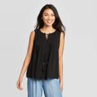 Women's Sleeveless Blouse - Knox Rose Black