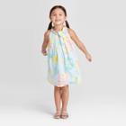 Toddler Girls' Floral Linen Easter Dress - Just One You Made By Carter's Blue 2t, Toddler Girl's